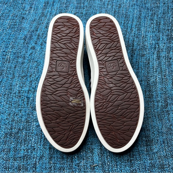 Spenco Orthotic Mesh Knit Slip On Casual Shoes in Black WIDE Width - Picture 8 of 9